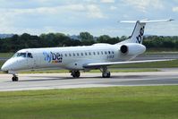 G-ERJD @ EGCC - ARRIVAL MANCHESTER - by gerald cain