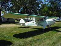 N5496V @ KOSH - Taylorcraft BC12-D - by Mark Pasqualino