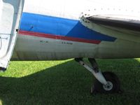 N105CA @ I74 - New addition to the Air Foundation at Urbana, OH.  Data plate in cockpit - US Army 43-48459 C-47B. - by Bob Simmermon