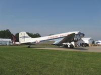 N44V @ OSH - 1942 Douglas DC-3, two P&W R-1830 recip. engines, in livery of Piedmont Airlines - by Doug Robertson