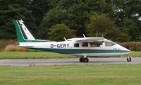 D-GERY @ EGBM - German photo survey aircraft in UK - by Terry Fletcher