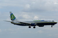 N739MA @ EHAM - Schiphol, just before landingon the Polderbaan - by Jan Bekker