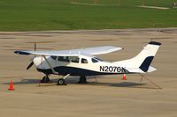N2070K @ CID - On the Landmark Ramp.  Seen from my office window.