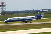 N839HK @ CID - Taxiing on Alpha to the ramp.  Looking through my dirty window. - by Glenn E. Chatfield