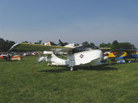 N6325K @ OSH - 1947 Republic RC-3 SEABEE, Lycoming GSO&IGSO-480 geared, injected pusher upgrade from original Franklin 6A8-215-B8F 215 Hp - by Doug Robertson