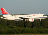 9H-AEL @ LFBT - Landing rwy 20 - by Shunn311