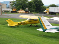 N2601J @ 1N9 - at Queen City (bent tail is because it flipped over on a windy day) - by tconrad