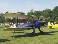 N53040 @ OSH - 1941 Boeing Stearman A75N1 (PT-17), Lycoming R680-4P-B4 - by Doug Robertson