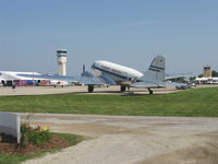 N44V @ OSH - 1942 Douglas DC-3, two P&W R-1830 recip. engines, in livery of Piedmont Airlines - by Doug Robertson