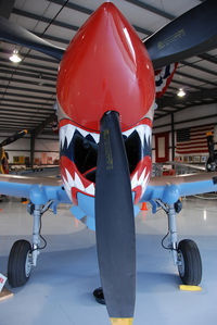 N94466 @ S67 - Flying Tiger Front View. On display at the Warhawk Air Museum. - by Bluedharma