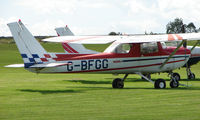 G-BFGG @ EGNF - Resident cessna 150M at Netherthorpe