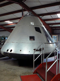 BP-0000 @ 50F - Apollo Command Module training mockup boilerplate at Pate Museumof Transportation near Cresson, TX
