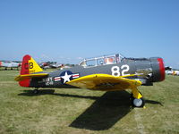 N3676F @ KOSH - North American SNJ-5 - by Mark Pasqualino