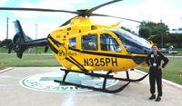 N325PH - 2007 Eurocopter EC 135 P2+ at Danville Lifesaving Crew Helipad in Danville Virginia with Pilot Ellen Turcio. - by Richard T Davis