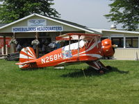 N258H @ OSH - 1968 Burgess Bucker BU133 Jungmeister replica, Warner Super Scarab 165 165 Hp radial instead of Siemens-Halske 165 Hp radial. This Jungmeister toured landing in all 50 states in 1970. - by Doug Robertson