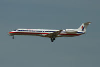 N636AE @ DFW - American Eagle landing runway 18R at DFW
