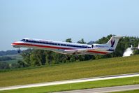 N623AE @ CID - Airborne off Runway 9