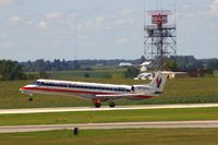 N682AE @ CID - Rotating on departure from Runway 9 - by Glenn E. Chatfield