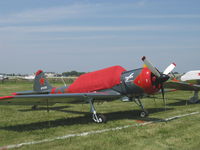N552TW @ OSH - 2002 S C Aerostar S A YAK-52TW, one M14P-XDK 9 cylinder radial 400 Hp - by Doug Robertson