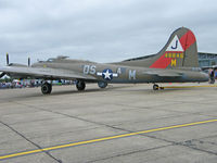F-AZDX @ EGSU - Boeing B-17G/Duxford (Pink Lady) - by Ian Woodcock