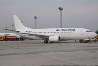 OM-ASF @ LZIB - Air Slovakia Boeing 737-300 - by Yakfreak - VAP