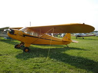 N49614 @ KOSH - Piper J3C-65 - by Mark Pasqualino