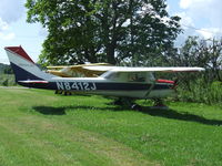 N8412J - Sitting at Smith Field, Cambria, NY - by Terry L. Swann