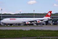 HB-JMC @ ZRH - Airbus A340-313 - by Juergen Postl