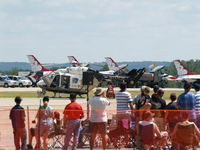 N117CW @ KOFF - OMAHA LIFE FLIGHT AT OFFUTT AIRSHOW - by Gary Schenaman