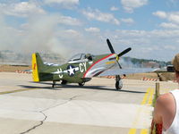 N5428V @ KOFF - GUNFIGHTER AT OFFUTT AFB, PRIOR TO CHASE OF ZERO - by Gary Schenaman