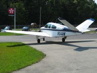 N54VK @ HOC - Doc's Bonanza on the ramp at Highland County. - by Bob Simmermon
