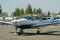 N1102V @ KAUN AUBUR - Nick Herrera in his Navion at Auburn Municipal Airport Ca. - by Robert Herrera