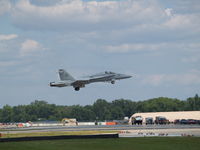 164062 @ KOFF - F-18 HORNET FROM VFA-125 GEAR COMING UP. - by Gary Schenaman