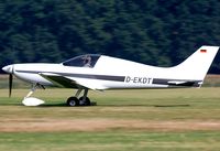 D-EKDT @ EBDT - Strange looking aircraft. And odd for an old timer fly in.