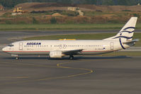 SX-BGS @ VIE - Aegean Airlines Boeing 737-400 - by Thomas Ramgraber-VAP
