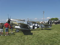 N74190 @ OSH - 1944 North American F-51D MUSTANG 'Happy Jack's Go Buggy', Packard Merlin-Rolls V1650 1,695 Hp, Limited class. EAA 2008 Warbird Winner-Grand Champion World War II. Gold Wrench: Midwest Aero Restorations Ltd. , Danville, IL. - by Doug Robertson