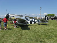 N74190 @ OSH - 1944 North American F-51D MUSTANG 'Happy Jack's Go Buggy', Packard Merlin-Rolls V1650 1,695 Hp, Limited class. EAA 2008 Warbird Winner-Grand Champion World War II. Gold Wrench: Midwest Aero Restorations Ltd. , Danville, IL. - by Doug Robertson
