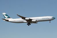B-HXK @ NZAA - Cathay Pacific A340-300 - by Andy Graf-VAP