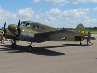 N1238N @ LHQ - Cessna Bamboo Bomber on display at Wings of Victory airshow - Lancaster, Ohio