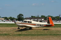 N3475X @ KOSH - Mooney M20F - by Mark Pasqualino