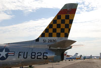 51-2826 @ KONO - Parked at Ontario Airport. Korean War combat veteran. Part of Project GunVal. Part of the Merle Maine collection