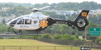 N537LN - Virginia Commonwealth University  Life Evac 2004 Eurocopter EC 135 P2 lifting off from the Danville Life Saving Crew Helipad in Danville Va. - by Richard T Davis