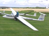 G-CGCM - LS6 Glider at Dunstable - by Simon Palmer
