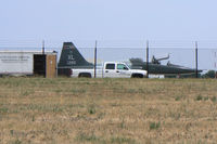 64-13262 @ AFW - USAF T-38 at Alliance west ramp - with Sheppard AFB maintainence trailer.
