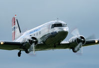 LN-WND @ EGSU - Low level during the Flying Legends