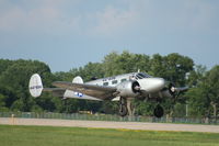 N7381C @ KOSH - Beech C18S