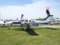 N3416B @ KOSH - Beech G58