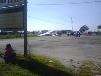 N8643T @ KSAR - Engine out landing at Sparta, Illinois - by L. York