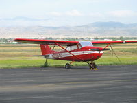 N2854U @ FNL - 1963 Cessna 172D, Continental O-300 145 Hp - by Doug Robertson