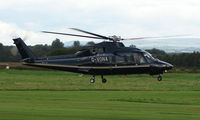 G-VONA @ EGCB - Sikorsky S-76 A at Manchester Barton